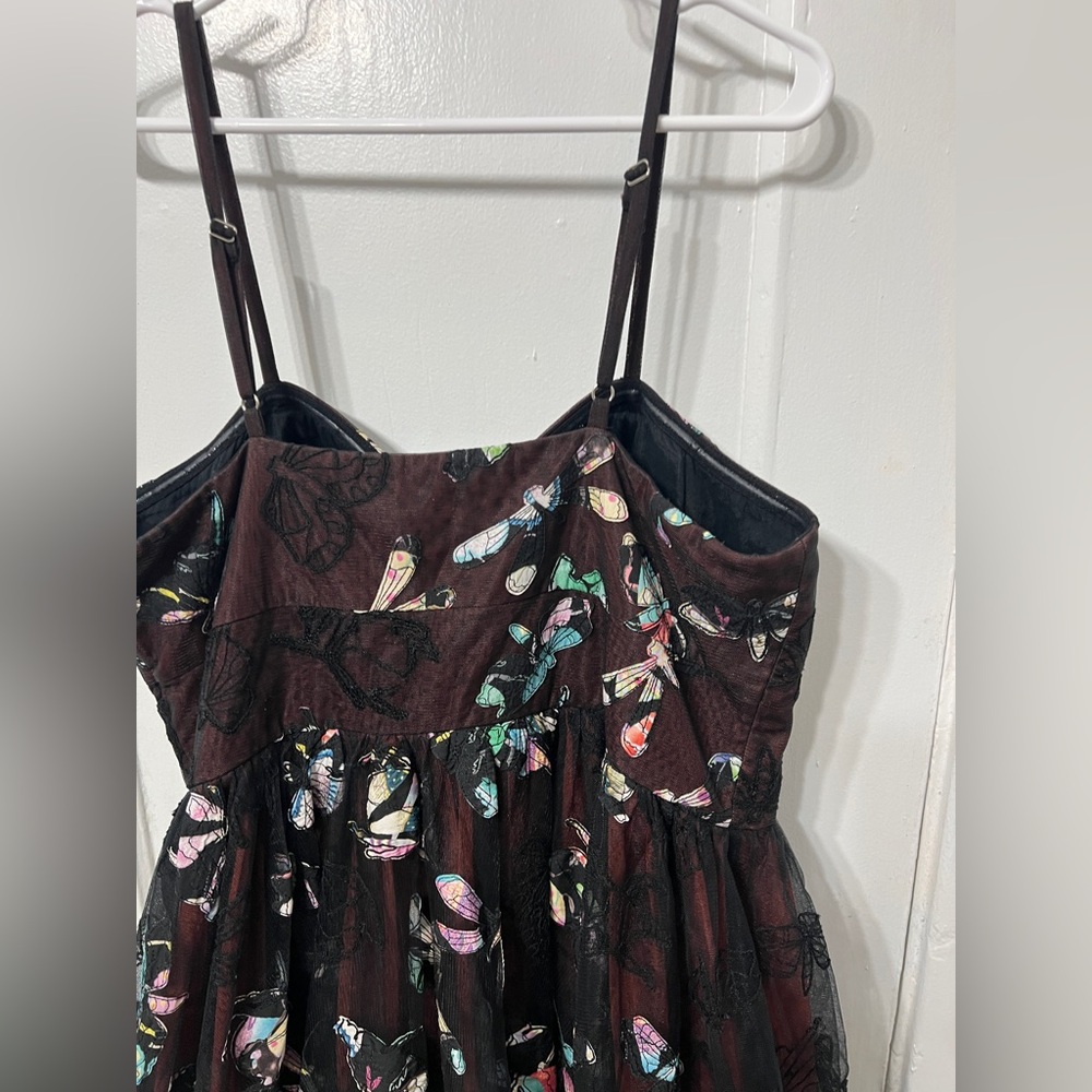 Anthropologie Geisha designs beautiful butterfly dress Like new - Picture 6 of 8